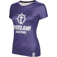 Ženska podođalica Purple Portland Pilots Košarkaški logo Majica