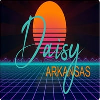 Daisy Arkansas Vinil Decal Stiker Retro Neon Dizajn