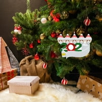 Božićni ukras Kit Porodično prilagođeno božićno drvce Viseći ukrašavanje Kit Festival Poklon za porodicu