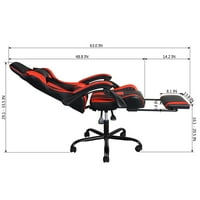 Houseinbo PU ergonomska igračka stolica za rasarsku kancelarijsku stolicu