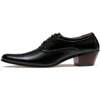 Muški Oxfords Business Derby Formalna obuća za cipele Lagane muškarci čipke UP Comfort Matte crni 8.5
