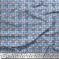 Soimoi pamučna kambrična tkaninska tkanina muzika zvučna valovna linija kosija za ispisu tkanine sa