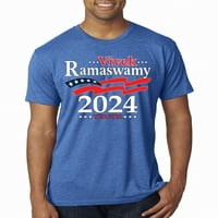 Divlji Bobby Vivek Ramaswamy Truth kampanja Američka zastava istina Politički muškarci Premium Tri Blend