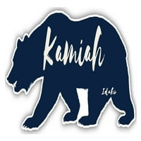 Kamiah Idaho suvenir 3x frižider magnetni medvjed dizajn