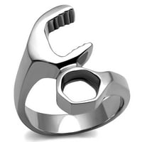 TK - visoki polirani prsten od nehrđajućeg čelika bez kamena