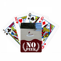 Ellie Yao Beautiflu Girl Beach Sea Reef Peek Poker igračka karta Privatna igra