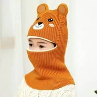 Shpwfbe Baby Girl Odjeća Toddler Zimska šešir Warm HAYS obloženi dječaci crtani medvjedi uši zimski