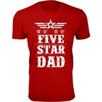 Muška majica sa pet zvezdica tata