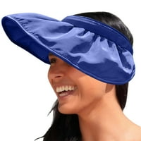 Ženski ljetni bejzbol šešir na otvorenom širokoj zaštiti sklopivi konjski rei za sunčanje poklopac za