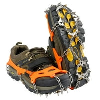 Vanjski anti-skidovi planinarski grkomi zubi led i snježni čelik za cipele protiv klizanja Ojačavaju