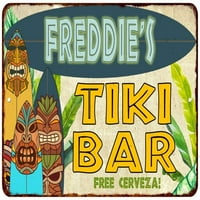 Freddie's Tiki Bar otok Poklon znak Metalni zidni dekor 112180058180