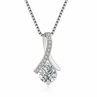 Podplug Valentines Day Pokloni, Očev ogrlica za poklon za kćerke za rođendan modne dame ogrlice poklon