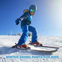 Sobe zimske hlače za toplu snijeg hladne vremenske hlače Vodootporne skijati hlače pantalone s preklopnim
