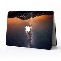 Slučaj za Macbook Pro Case A2159 A1989 A1706 A1708, zvjezdani nebo uzorak plastični poklopac s šljokicama