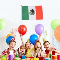 Ručna držala Mala Meksiko zastava na Stick International World Country Stick zastava Baneri Party Decoration