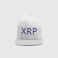 Puni XRP Crypto snapback šešir, Ripple vezena bejzbol kapa, uniseks, bijelo-ljubičasta