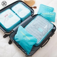 Luxtrada Vodootporna torba za pohranu odjeće Pakiranje kocke Travel prtljage Organizator torbica