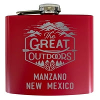 Manzano New Mexico Laser Graved Istražite otvoreni suvenir oz Oz nehrđajući čelik oz