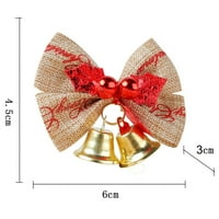 Kiskick Božićno drvo zvona, dizajn luka, pjenušava živopisna boja, visoka izdržljivost, višenamjenski