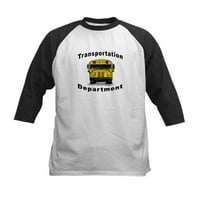 Cafepress - Odeljenje za transport Kidse Baseball Jersey - Dečji pamučni bejzbol dres, majica za rukave