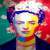 Frida Kahlo Pop - platno ili štamparska zidna umjetnost