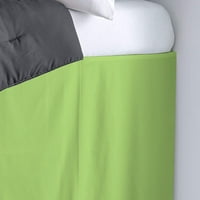 Dorm soba sa krevetom - College Dvostruka tona spavaća suknja - Duga dva tonska podstička - Extra dugim