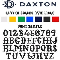 Daxton Classic Snapback ravni vizir Visor Vintage Custom Broj slovnih kapa, sivi crni šešir, slovo r