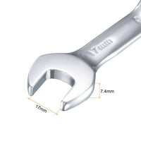 Uxcell CCR-V Stubby Ratcheting kombinirani metrički zubi