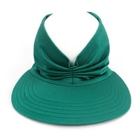 Žene sunce vizir šešire čvrsto upff 50+ široki rub rubrika ljeta za žene zelene boje
