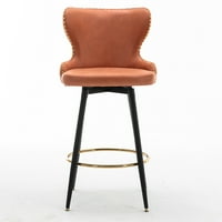 Innerwin barstool set barskola 180 ° okretne stolice sa metalnim nogama Kuhinjski brojač futrola samo-desnica