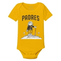 Dojenčad sitni otvor Zlatni San Diego Padres Astronaut Bodysuit