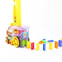 Yoone Creative Domino postavio je blokove vlaka za igračke sa automatskim poklonom za automatsko polaganje