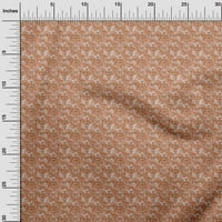 Onoone viskozni dres smeđe tkanine Azijske kravate i boje sa geometrijskim šivaćim materijalom za ispis