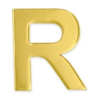 Pinmart's pozlaćeni abeceda slova R rever