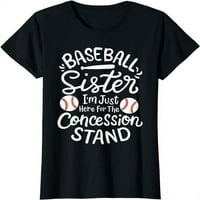 Žene vrhovi bejzbol sestra majica poklon posada vrata za zabavu majice