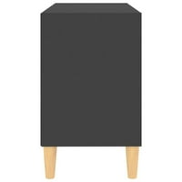 Moobody TV stalak sa čvrstim drvenim nogama siva 27.4 x11.8 x19.7