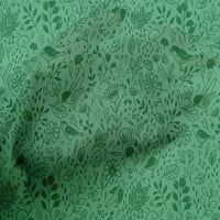 Onuone pamučne kambričke zelene tkanine Florase šivaće tkanine od dvorišta tiskane diy odjeće šiva