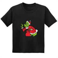 Božić Grinch Humor Print Grinch T majice za dječake Novelty Crtani Youth Kids Majice Majice za grafičke