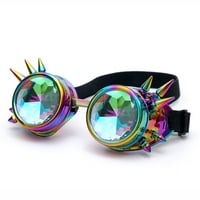 40 + boje Rainbow Kaleidoskop sunčane naočale Cosplay naočale za bodljikave žice LED svjetlosne naočale