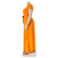 Džeže Jiyugala za žene Velike veličine Dvije su postavljene ženske čistog kore za boje haljine