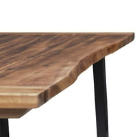 Loewten stol za blagovanje Čvrsto bagrem Wood 70.9 x35.4
