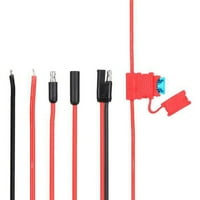 Jednostavan za instaliranje crni crveni mobilni radio napajanje izdržljivi stabilni kabl za napajanje