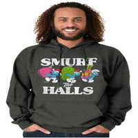 Smurf Halls Božić predstavljaju dukseve kapuljača, muškarci Brisco brendovi s