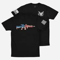 Tactical Pro Snabde Gathiot ispisana u.S zastava Patriotske muške majice, izrađene od pamučnog