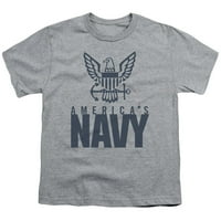Navy - Eagle Logo - Majica kratkih rukava za mlade - X-Large
