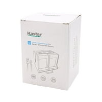 Kastar Battery and Quadruple Charger Compatible with Sony DSC-T100, DSC-W100, DSC-W110, DSC-W115, DSC-W120,
