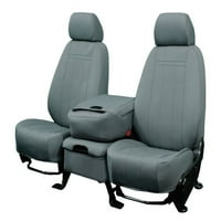 Caltrend Stražnji podijeljeni stražnji i čvrsti jastuk Neosupreme Seat pokriva za 2012 - Toyota Prius C - TY478-08NA Svijetlo sivi umetci i obloži