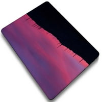 Kaishek Kompatibilan je MacBook Pro Sκη Kućište Model A1398, plastična pokrivača tvrdog školjka + crna