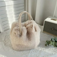 Cocopeunt luksuzna torba visokokvalitetna umjetna plišana zečja torba na ramenu super meka modna vrećica