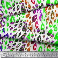 Soimoi pamučni dres tkanine Leopard životinjski kožni dekor dekor od tiskanog dvorišta široko